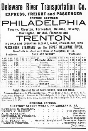 1908 Timetable